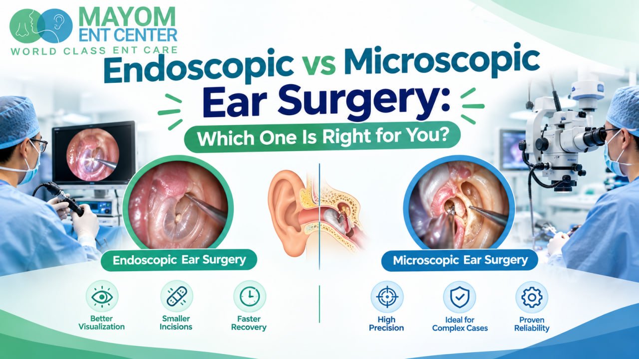 Endoscopic vs Microscopic Ear Surgery: Which One Is Right for You?